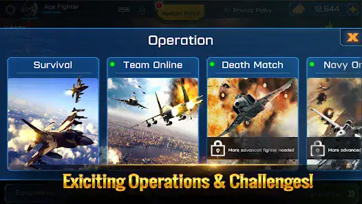 تحميل لعبة Ace Fighter مهكرة للاندرويد Apk أخر إصدار 2026 مجانا تحميل لعبة Ace Fighter مهكرة للاندرويد Apk أخر إصدار 2026 مجانا