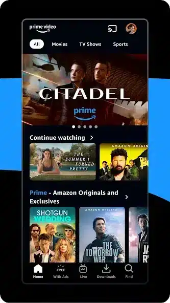 تحميل تطبيق Amazon Prime Video مهكر للاندرويد Apk أخر إصدار 2026 مجانا تحميل تطبيق Amazon Prime Video مهكر للاندرويد Apk أخر إصدار 2026 مجانا