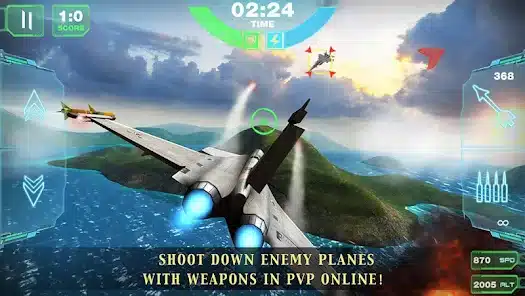تحميل لعبة Air Combat Online مهكرة للاندرويد Apk أخر إصدار 2026 مجانا تحميل لعبة Air Combat Online مهكرة للاندرويد Apk أخر إصدار 2026 مجانا