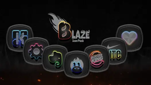 تحميل تطبيق Blaze Dark Icon Pack مهكر للاندرويد Apk أخر إصدار 2026 مجانا تحميل تطبيق Blaze Dark Icon Pack مهكر للاندرويد Apk أخر إصدار 2026 مجانا