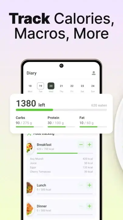 تحميل تطبيق Calorie Counter: Food Tracker مهكر للاندرويد Apk أخر إصدار 2026 مجانا تحميل تطبيق Calorie Counter: Food Tracker مهكر للاندرويد Apk أخر إصدار 2026 مجانا