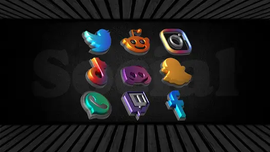 تحميل تطبيق Auric Dark 3D Icon Pack مهكر للاندرويد Apk أخر إصدار 2026 مجانا تحميل تطبيق Auric Dark 3D Icon Pack مهكر للاندرويد Apk أخر إصدار 2026 مجانا