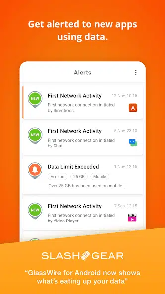 تحميل تطبيق جلاس وير GlassWire مهكر APK لمراقبة استخدام بيانات الهاتف للأندرويد 2026 أخر إصدار مجانًا تحميل تطبيق جلاس وير GlassWire مهكر APK لمراقبة استخدام بيانات الهاتف للأندرويد 2026 أخر إصدار مجانًا