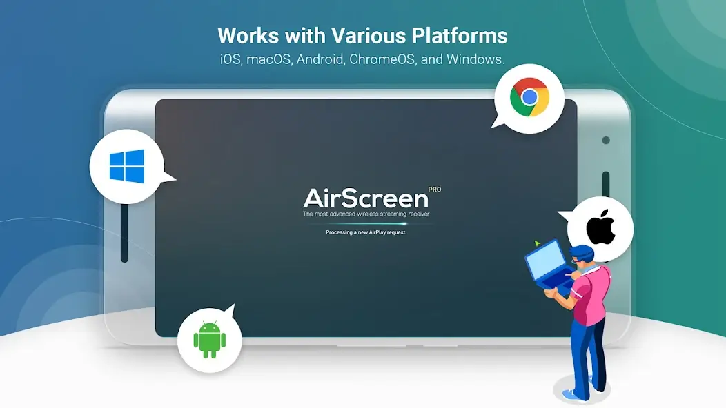 تحميل تطبيق AirScreen مهكر للاندرويد Apk أخر إصدار 2026 مجانا تحميل تطبيق AirScreen مهكر للاندرويد Apk أخر إصدار 2026 مجانا