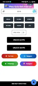 تحميل تطبيق 90 FPS + 120 FPS مهكر للاندرويد Apk أخر إصدار 2026 مجانا تحميل تطبيق 90 FPS + 120 FPS مهكر للاندرويد Apk أخر إصدار 2026 مجانا