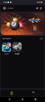 تحميل تطبيق لعبة Snake 8 Ball Pool مهكر للاندرويد Apk أخر إصدار 2026 مجانا تحميل تطبيق لعبة Snake 8 Ball Pool مهكر للاندرويد Apk أخر إصدار 2026 مجانا