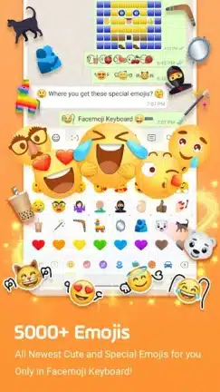 تحميل كيبورد ايموجي Facemoji Keyboard مهكر للاندرويد Apk أخر إصدار 2026 مجانا تحميل كيبورد ايموجي Facemoji Keyboard مهكر للاندرويد Apk أخر إصدار 2026 مجانا