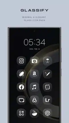 تحميل تطبيق Glassify icon Pack مهكر للاندرويد Apk أخر إصدار 2026 مجانا تحميل تطبيق Glassify icon Pack مهكر للاندرويد Apk أخر إصدار 2026 مجانا