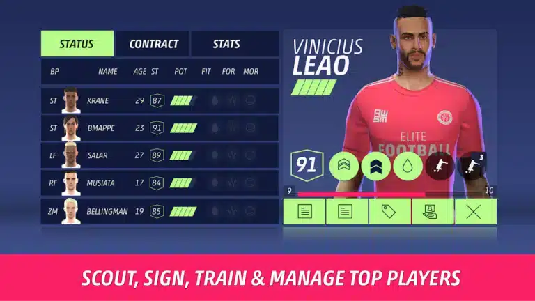 تحميل لعبة SEASON 25 Football Manager مهكرة للاندرويد Apk أخر إصدار 2026 مجانا تحميل لعبة SEASON 25 Football Manager مهكرة للاندرويد Apk أخر إصدار 2026 مجانا