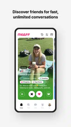 تحميل تطبيق MEEFF - Make Global Friends للاندرويد 2026 أخر إصدار مجانا تحميل تطبيق MEEFF - Make Global Friends للاندرويد 2026 أخر إصدار مجانا