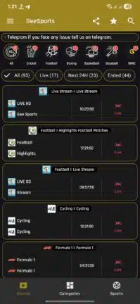 تحميل تطبيق GeeSports مهكر للاندرويد Apk أخر إصدار 2026 مجانا تحميل تطبيق GeeSports مهكر للاندرويد Apk أخر إصدار 2026 مجانا