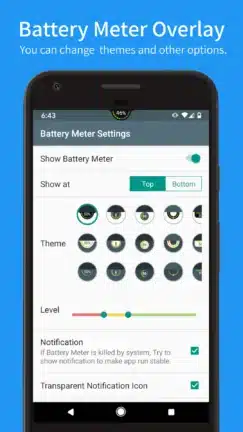 تحميل تطبيق Battery Meter Overlay مهكر للاندرويد Apk أخر إصدار 2026 مجانا تحميل تطبيق Battery Meter Overlay مهكر للاندرويد Apk أخر إصدار 2026 مجانا