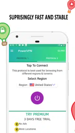 تحميل برنامج Power VPN مهكر للاندرويد Apk أخر إصدار 2026 مجانا تحميل برنامج Power VPN مهكر للاندرويد Apk أخر إصدار 2026 مجانا