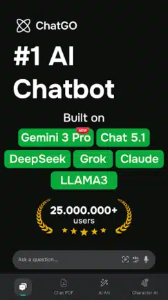 تحميل تطبيق مساعد الدردشة الذكي ChatGO مهكر للاندرويد Apk أخر إصدار 2026 مجانا تحميل تطبيق مساعد الدردشة الذكي ChatGO مهكر للاندرويد Apk أخر إصدار 2026 مجانا