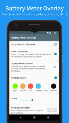 تحميل تطبيق Battery Meter Overlay مهكر للاندرويد Apk أخر إصدار 2026 مجانا تحميل تطبيق Battery Meter Overlay مهكر للاندرويد Apk أخر إصدار 2026 مجانا