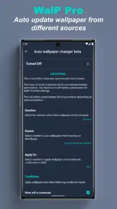 تحميل تطبيق WalP Pro مهكر للاندرويد Apk أخر إصدار 2026 مجانا تطبيق WalP Pro مهكر