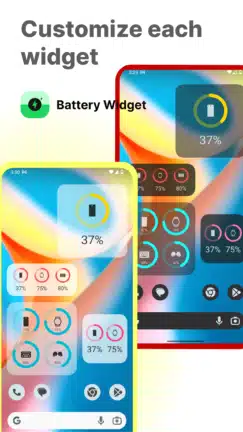 تحميل تطبيق Battery Widget مهكر للاندرويد Apk أخر إصدار 2026 مجانا تطبيق Battery Widget مهكر