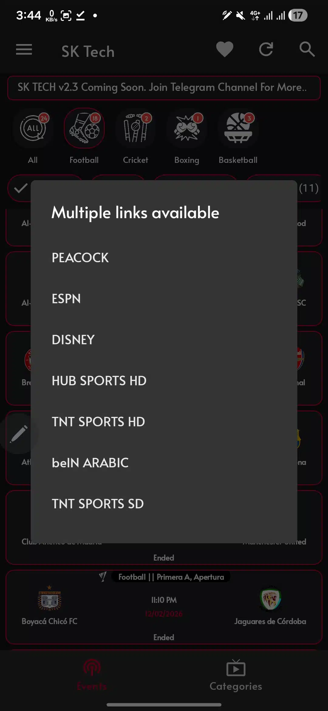 تحميل تطبيق SK Tech مهكر Apk للمباريات والقنوات للندرويد أخر إصدار 2026 مجانا تحميل تطبيق SK Tech مهكر Apk للمباريات والقنوات للندرويد أخر إصدار 2026 مجانا