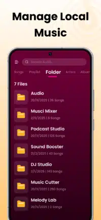 تحميل تطبيق Music Player مهكر للاندرويد Apk أخر إصدار 2026 مجانا تحميل تطبيق Music Player مهكر