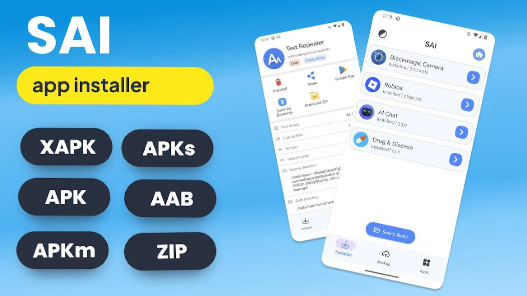 تحميل تطبيق SAI: Split APKs Installer مهكر للاندرويد Apk أخر إصدار 2026 مجانا تحميل تطبيق SAI: Split APKs Installer مهكر للاندرويد Apk أخر إصدار 2026 مجانا