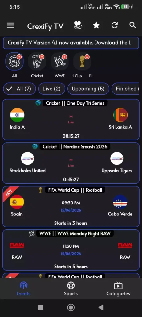 تحميل تطبيق CrexiFy TV مهكر للاندرويد Apk أخر إصدار 2026 مجانا تحميل تطبيق CrexiFy TV مهكر للاندرويد Apk أخر إصدار 2026 مجانا