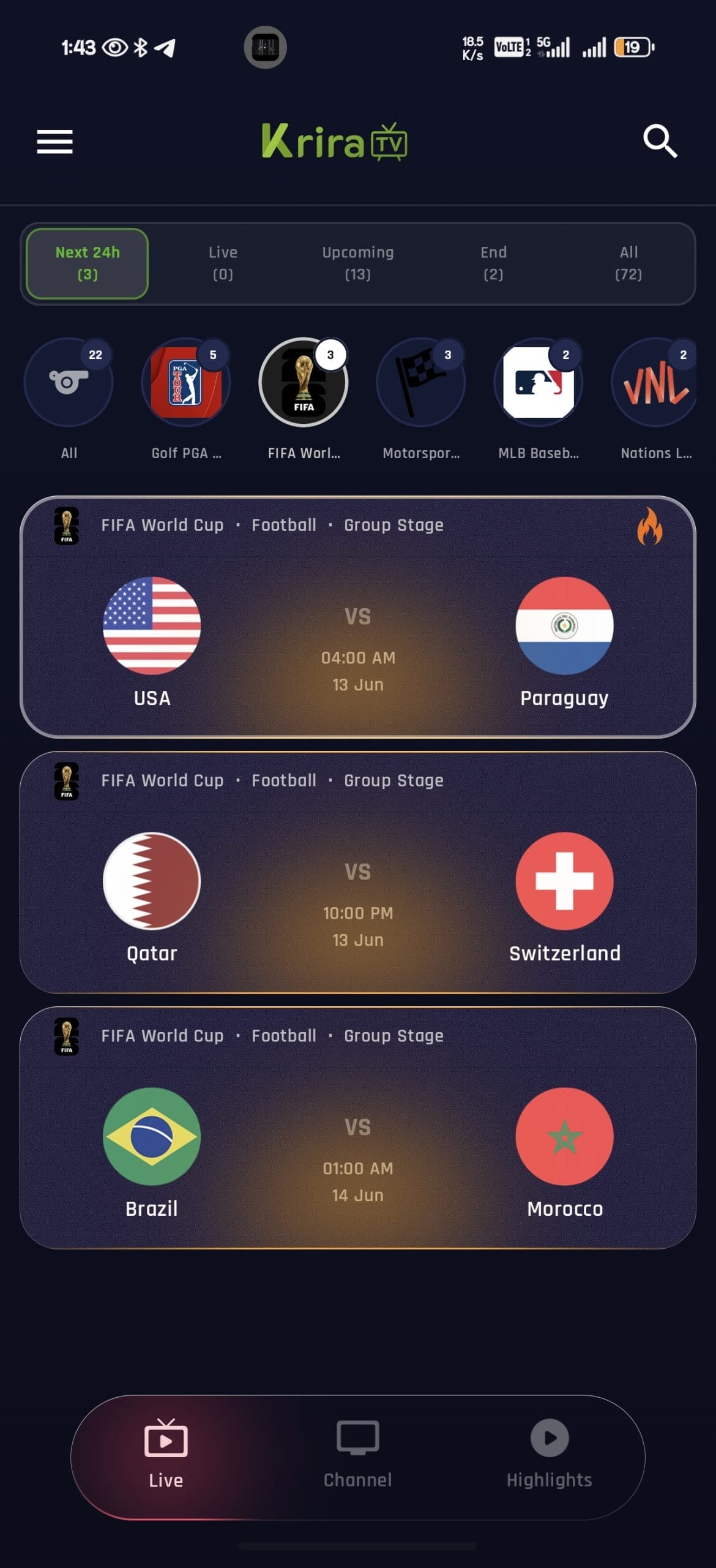 تحميل تطبيق Krira Tv مهكر للاندرويد Apk أخر إصدار 2026 مجانا تحميل تطبيق Krira Tv مهكر للاندرويد Apk أخر إصدار 2026 مجانا