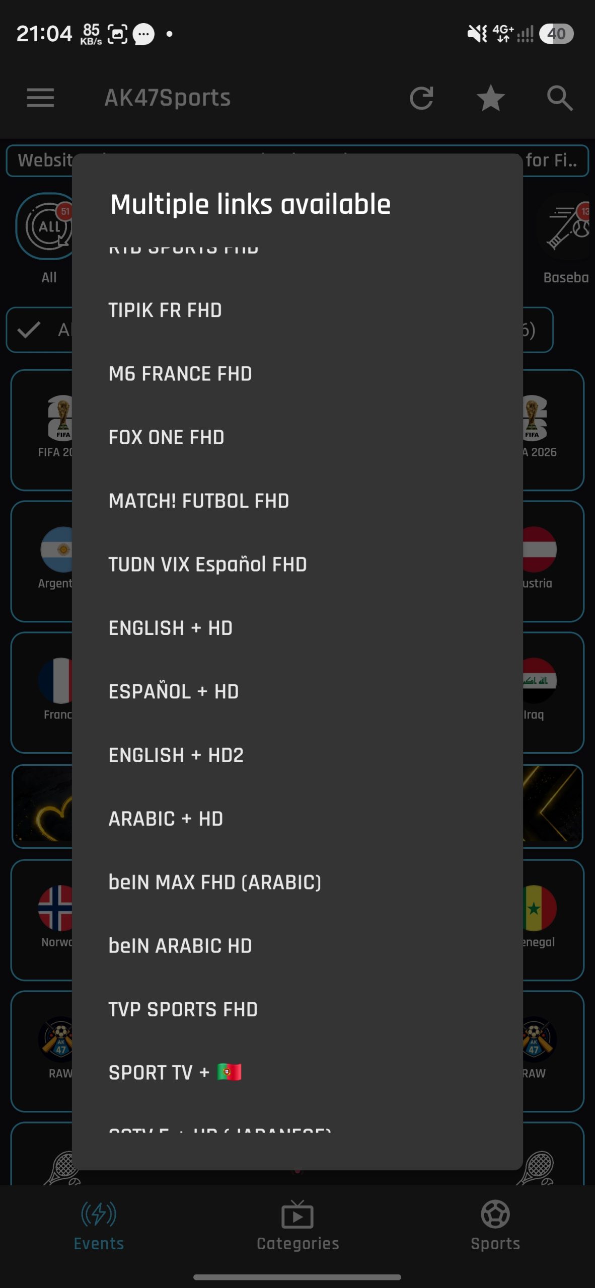 تحميل برنامج AK47 Sports مهكر للاندرويد Apk أخر إصدار 2026 مجانا تحميل برنامج AK47 Sports مهكر للاندرويد Apk أخر إصدار 2026 مجانا