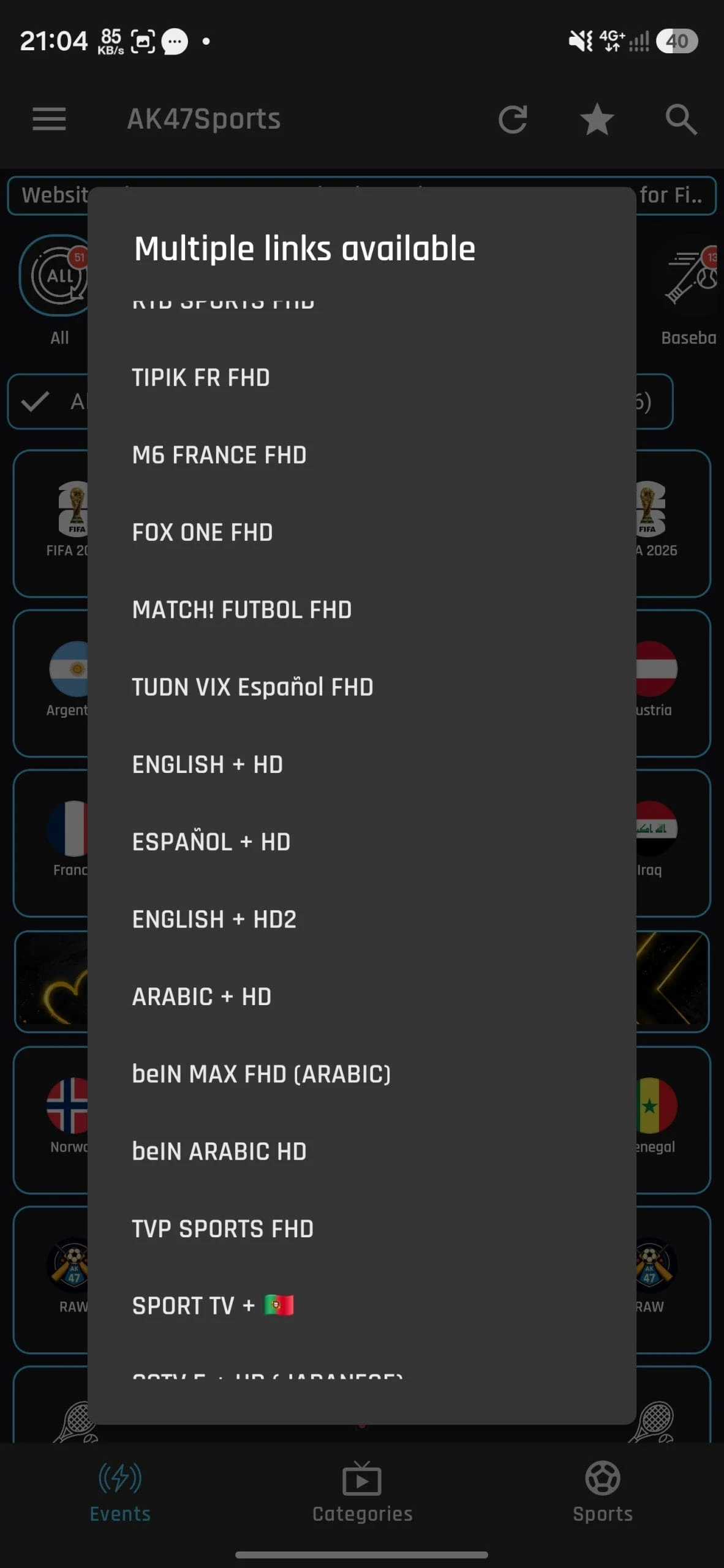 تحميل برنامج AK47 Sports مهكر للاندرويد Apk أخر إصدار 2026 مجانا تحميل برنامج AK47 Sports مهكر للاندرويد Apk أخر إصدار 2026 مجانا