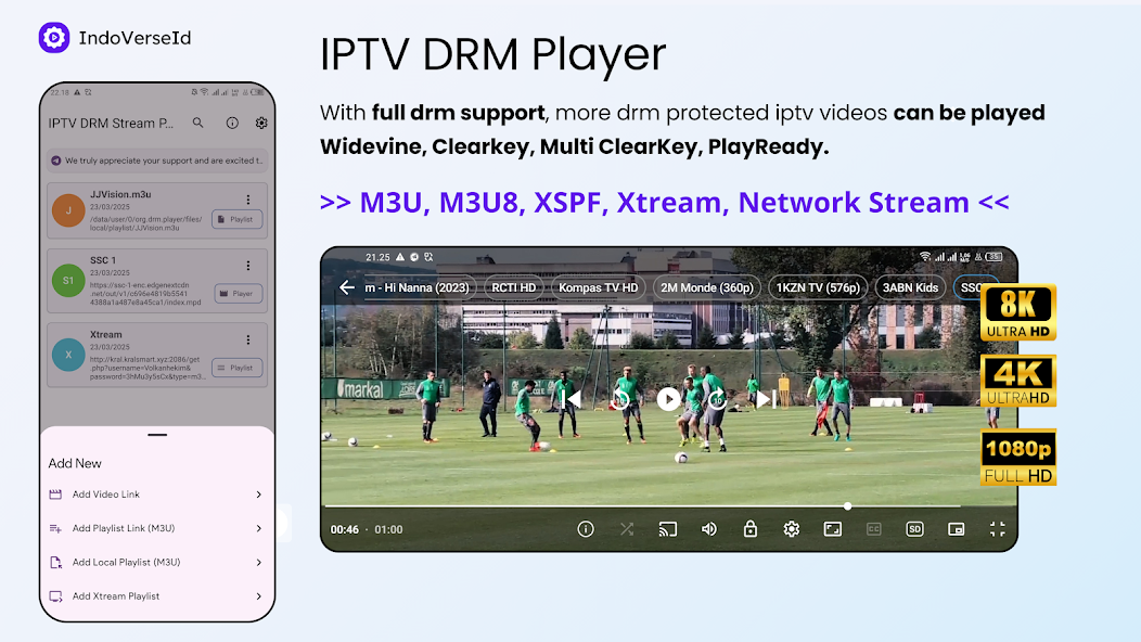 تحميل تطبيق IPTV DRM Stream Player مهكر للاندرويد Apk أخر إصدار 2026 مجانا تحميل تطبيق IPTV DRM Stream Player مهكر للاندرويد Apk أخر إصدار 2026 مجانا
