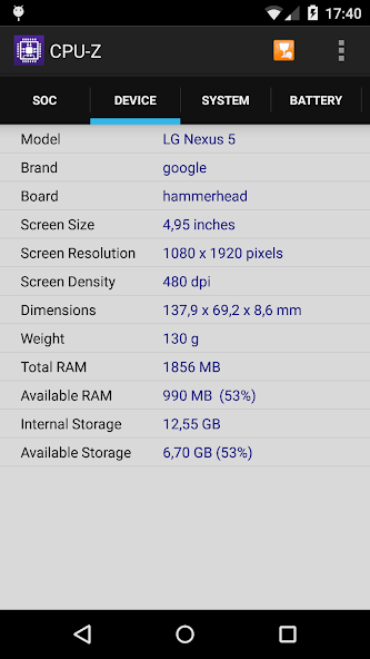 تحميل تطبيق فحص معالج الهاتف CPU-Z مهكر للاندرويد Apk أخر إصدار 2026 مجانا تحميل تطبيق فحص معالج الهاتف CPU-Z مهكر للاندرويد Apk أخر إصدار 2026 مجانا