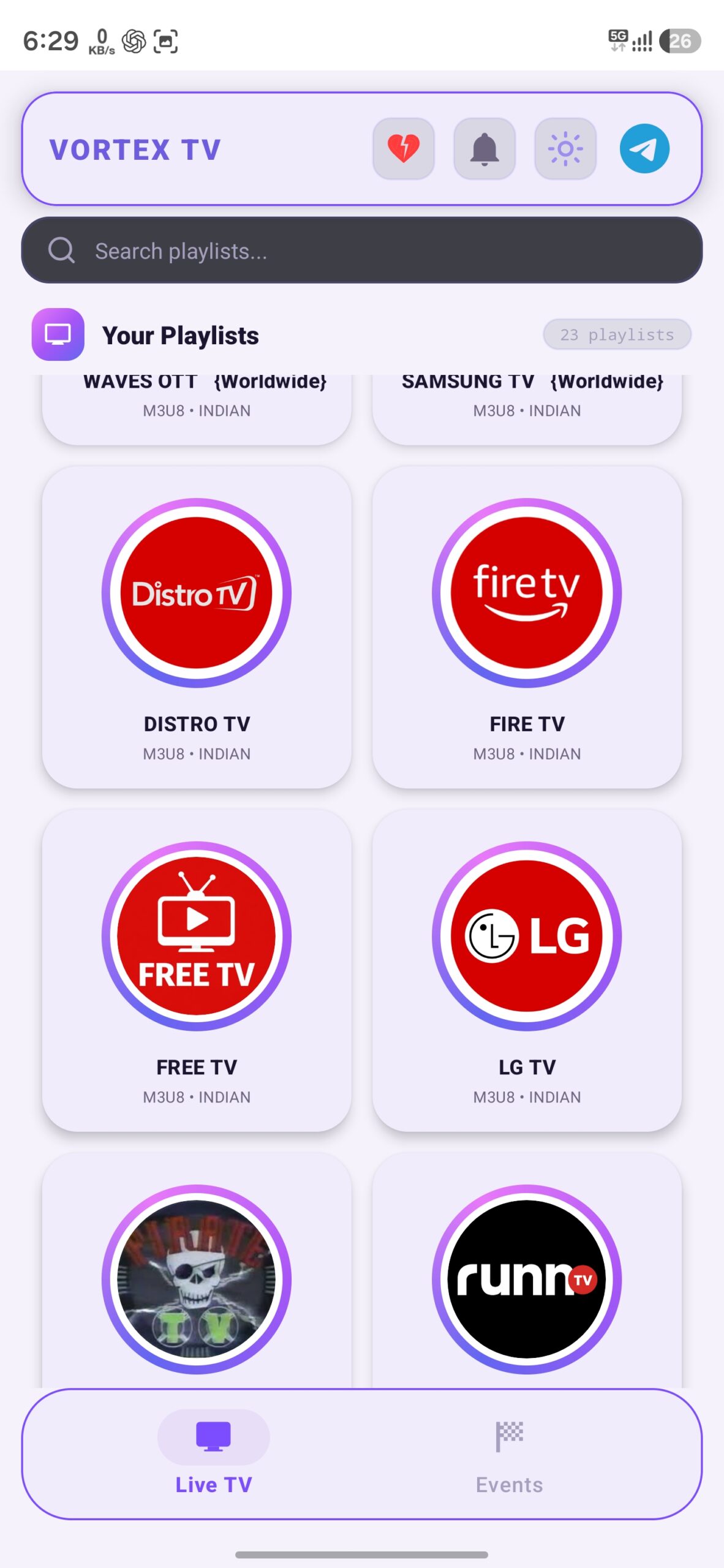 تحميل تطبيق Vortex TV مهكر للأندرويد APK أخر إصدار 2026 مجانًا تحميل تطبيق Vortex TV مهكر للأندرويد APK أخر إصدار 2026 مجانًا